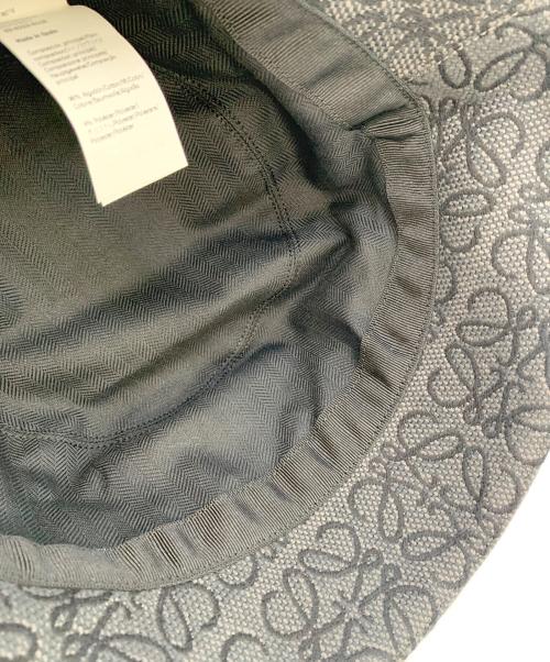 LOEWE（ロエベ）LOEWE (ロエベ) アナグラムバケットハット ブラック サイズ:59cmの古着・服飾アイテム