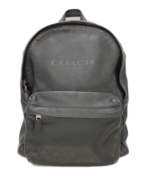 COACH（コーチ）COACH (コーチ) チャールズレザーリュック ブラックの古着・服飾アイテム