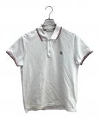 MONCLERモンクレール）の古着「ポロシャツ」｜ホワイト
