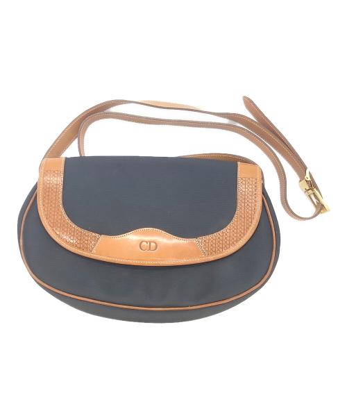 Christian Dior（クリスチャン ディオール）Christian Dior (クリスチャン ディオール) ショルダーバッグ ブラック×ブラウンの古着・服飾アイテム