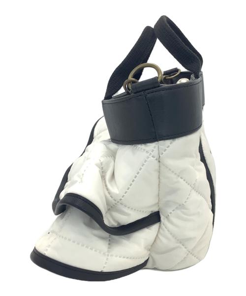 Rapture（ラプチャー）Rapture (ラプチャー) 2WAYフリルバッグ ホワイト×ブラックの古着・服飾アイテム