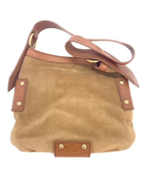 Yves Saint Laurent（イヴサンローラン）Yves Saint Laurent (イヴサンローラン) オールドセミショルダーバッグ ブラウンの古着・服飾アイテム