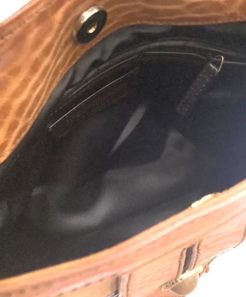 Yves Saint Laurent（イヴサンローラン）Yves Saint Laurent (イヴサンローラン) オールドセミショルダーバッグ ブラウンの古着・服飾アイテム