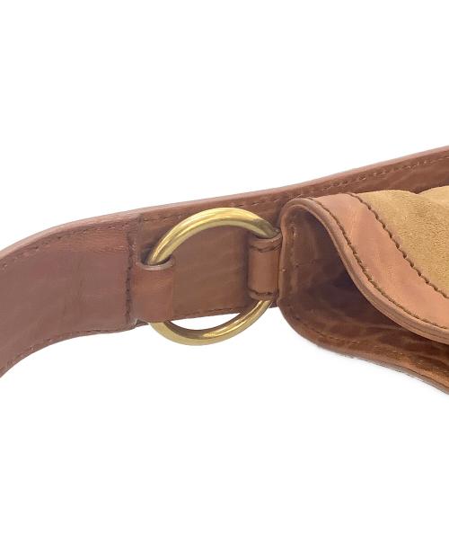 Yves Saint Laurent（イヴサンローラン）Yves Saint Laurent (イヴサンローラン) オールドセミショルダーバッグ ブラウンの古着・服飾アイテム