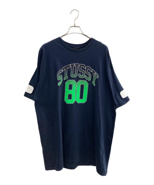 stussy（ステューシー）stussy (ステューシー) 半袖Tシャツ ネイビー サイズ:XXLの古着・服飾アイテム