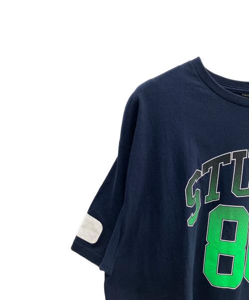 stussy（ステューシー）stussy (ステューシー) 半袖Tシャツ ネイビー サイズ:XXLの古着・服飾アイテム