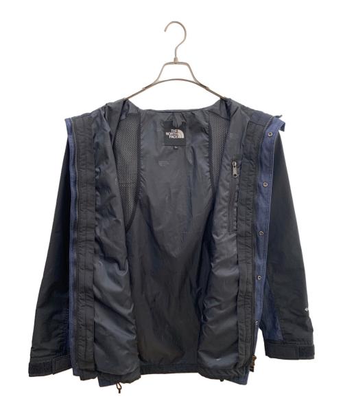 THE NORTH FACE（ザ ノース フェイス）THE NORTH FACE (ザ ノース フェイス) Mountain Light Denim Jacket ブラック×ネイビー サイズ:Lの古着・服飾アイテム