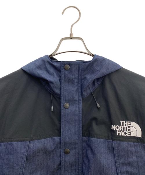 THE NORTH FACE（ザ ノース フェイス）THE NORTH FACE (ザ ノース フェイス) Mountain Light Denim Jacket ブラック×ネイビー サイズ:Lの古着・服飾アイテム