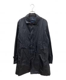 BROOKS BROTHERS（ブルックスブラザーズ）の古着「BROOKS BROTHERS(ブルックスブラザーズ)ステンカラーコート 56156-31」｜ネイビー