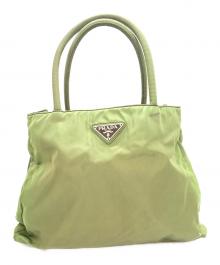 PRADA（プラダ）の古着「ハンドバッグ」｜グリーン