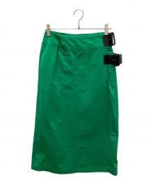 BEAMS BOY（ビームスボーイ）の古着「チノ キルトスカート」｜グリーン×ブラック