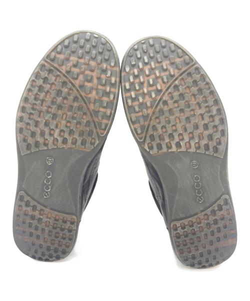 ECCO（エコー）ECCO (エコー) レザースニーカー ブラック サイズ:25.5cmの古着・服飾アイテム