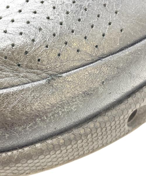 ECCO（エコー）ECCO (エコー) レザースニーカー ブラック サイズ:25.5cmの古着・服飾アイテム