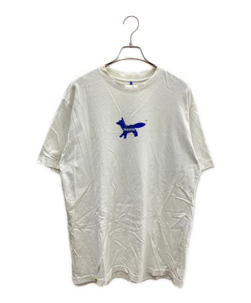 ADER error（アーダーエラー）ADER error (アーダーエラー) maison kitsune (メゾンキツネ) Tシャツ ホワイト サイズ:Ｍの古着・服飾アイテム