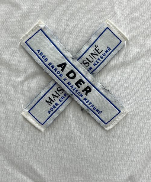 ADER error（アーダーエラー）ADER error (アーダーエラー) maison kitsune (メゾンキツネ) Tシャツ ホワイト サイズ:Ｍの古着・服飾アイテム