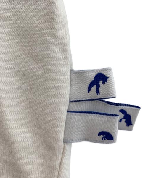 ADER error（アーダーエラー）ADER error (アーダーエラー) MAISON KITSUNE (メゾンキツネ) Tシャツ ホワイト×ブルー サイズ:Ｍの古着・服飾アイテム