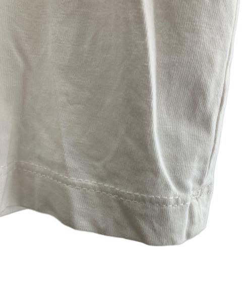 maison kitsune（メゾンキツネ）MAISON KITSUNE (メゾンキツネ) ダブルフォックスヘッド パッチ クラシック Tシャツ ホワイト サイズ:XLの古着・服飾アイテム