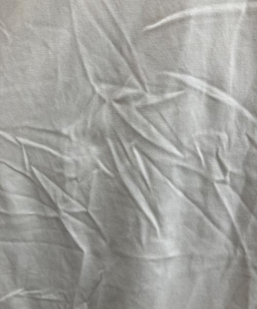 maison kitsune（メゾンキツネ）MAISON KITSUNE (メゾンキツネ) ダブルフォックスヘッド パッチ クラシック Tシャツ ホワイト サイズ:XLの古着・服飾アイテム