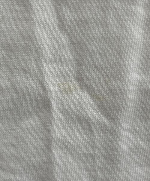 maison kitsune（メゾンキツネ）MAISON KITSUNE (メゾンキツネ) ダブルフォックスヘッド パッチ クラシック Tシャツ ホワイト サイズ:XLの古着・服飾アイテム
