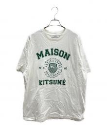 maison kitsune（メゾンキツネ）の古着「Tシャツ」｜ホワイト×グリーン