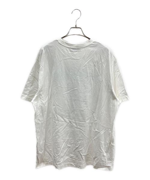 maison kitsune（メゾンキツネ）maison kitsune (メゾンキツネ) Tシャツ ホワイト×グリーン サイズ:XLの古着・服飾アイテム