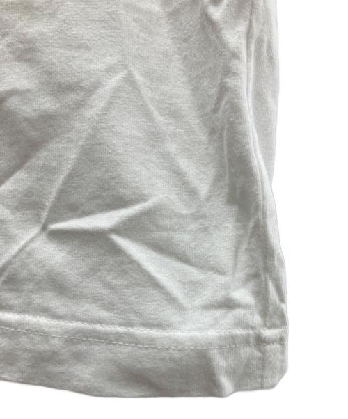 maison kitsune（メゾンキツネ）maison kitsune (メゾンキツネ) Tシャツ ホワイト×グリーン サイズ:XLの古着・服飾アイテム