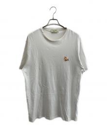 maison kitsune（メゾンキツネ）の古着「チラックスフォックス パッチ クラシック Tシャツ」｜ホワイト