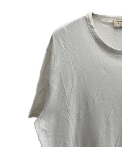 maison kitsune（メゾンキツネ）MAISON KITSUNE (メゾンキツネ) チラックスフォックス パッチ クラシック Tシャツ ホワイト サイズ:XLの古着・服飾アイテム
