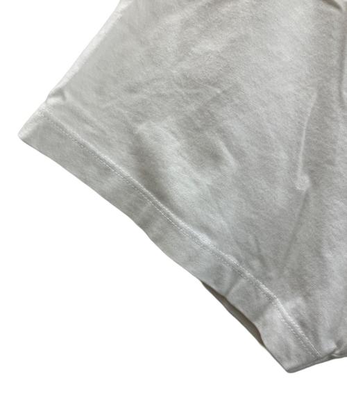 maison kitsune（メゾンキツネ）MAISON KITSUNE (メゾンキツネ) チラックスフォックス パッチ クラシック Tシャツ ホワイト サイズ:XLの古着・服飾アイテム