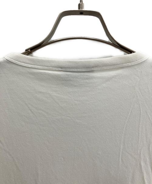 maison kitsune（メゾンキツネ）MAISON KITSUNE (メゾンキツネ) チラックスフォックス パッチ クラシック Tシャツ ホワイト サイズ:XLの古着・服飾アイテム