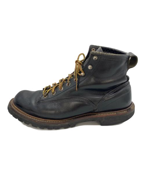 RED WING（レッドウィング）RED WING (レッドウィング) ラインマンブーツ ブラック サイズ:7　1/2の古着・服飾アイテム