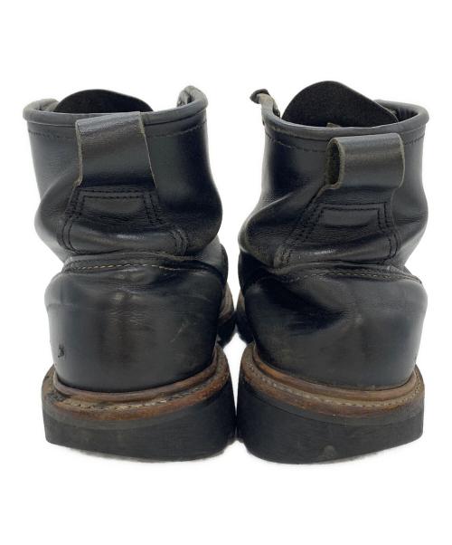 RED WING（レッドウィング）RED WING (レッドウィング) ラインマンブーツ ブラック サイズ:7　1/2の古着・服飾アイテム