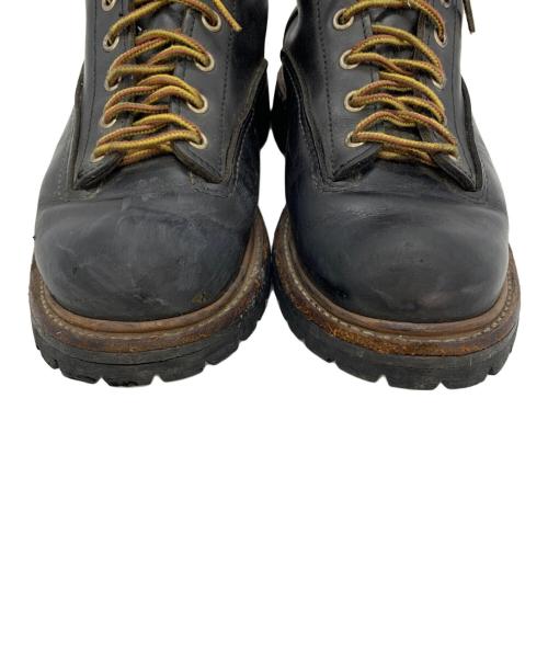 RED WING（レッドウィング）RED WING (レッドウィング) ラインマンブーツ ブラック サイズ:7　1/2の古着・服飾アイテム