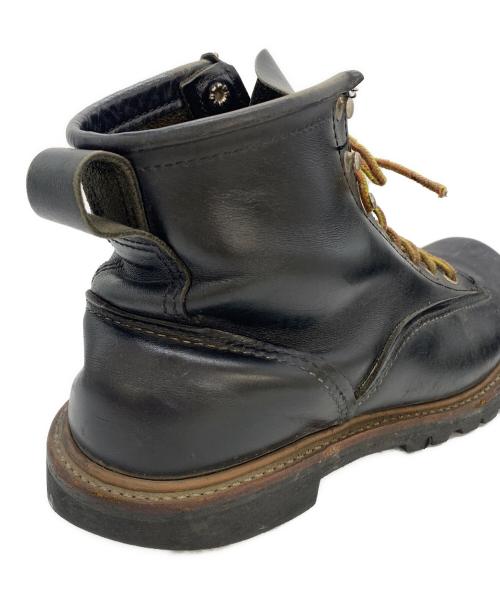 RED WING（レッドウィング）RED WING (レッドウィング) ラインマンブーツ ブラック サイズ:7　1/2の古着・服飾アイテム