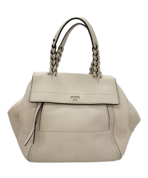 TORY BURCH（トリーバーチ）TORY BURCH (トリーバーチ) 2WAYバッグ ホワイトの古着・服飾アイテム