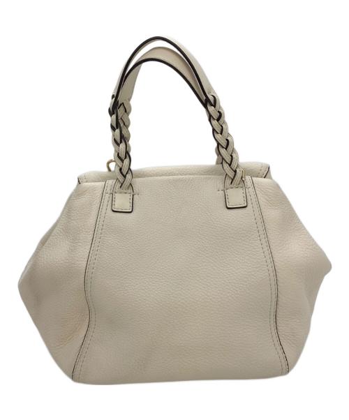 TORY BURCH（トリーバーチ）TORY BURCH (トリーバーチ) 2WAYバッグ ホワイトの古着・服飾アイテム