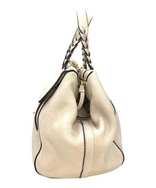 TORY BURCH（トリーバーチ）TORY BURCH (トリーバーチ) 2WAYバッグ ホワイトの古着・服飾アイテム