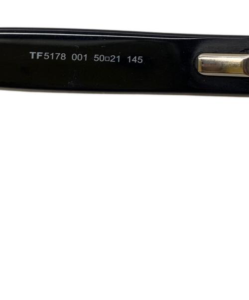 TOM FORD（トムフォード）TOM FORD (トムフォード) 眼鏡 ブラック×ゴールドの古着・服飾アイテム