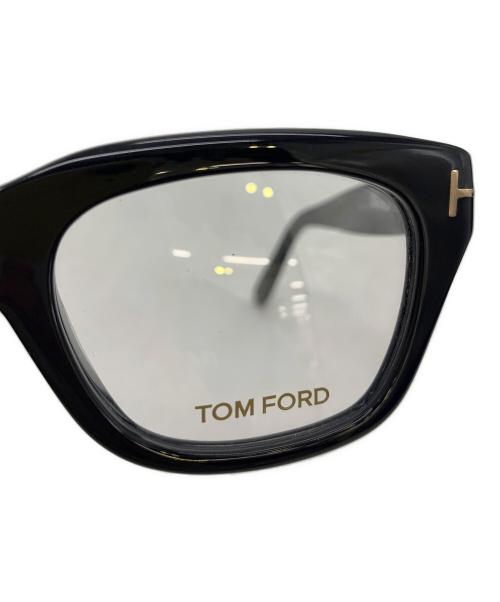TOM FORD（トムフォード）TOM FORD (トムフォード) 眼鏡 ブラック×ゴールドの古着・服飾アイテム