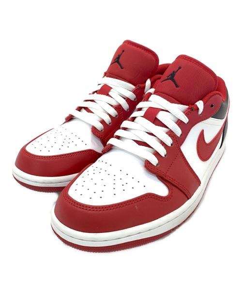 NIKE（ナイキ）NIKE (ナイキ) AIR JORDAN 1 LOW レッド×ホワイト サイズ:26.5の古着・服飾アイテム
