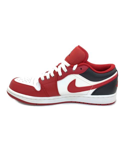 NIKE（ナイキ）NIKE (ナイキ) AIR JORDAN 1 LOW レッド×ホワイト サイズ:26.5の古着・服飾アイテム