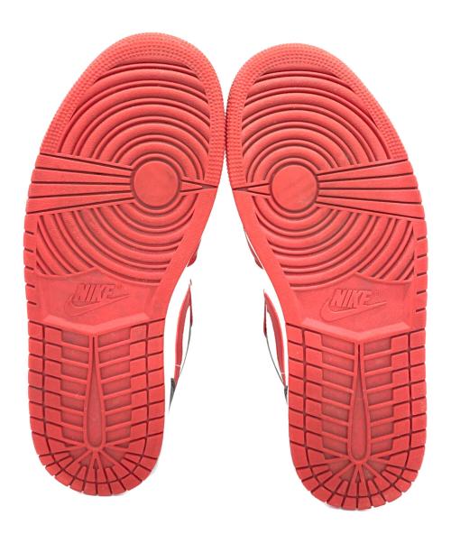 NIKE（ナイキ）NIKE (ナイキ) AIR JORDAN 1 LOW レッド×ホワイト サイズ:26.5の古着・服飾アイテム