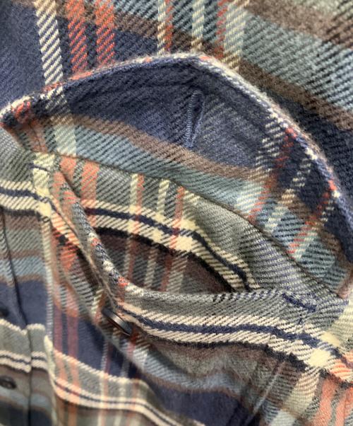 Patagonia（パタゴニア）Patagonia (パタゴニア) 長袖シャツ ブルー×レッド サイズ:XSの古着・服飾アイテム