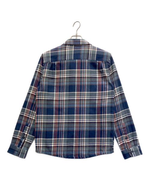 Patagonia（パタゴニア）Patagonia (パタゴニア) 長袖シャツ ブルー×レッド サイズ:XSの古着・服飾アイテム