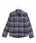 Patagonia（パタゴニア）の古着「長袖シャツ」｜ブルー×レッド
