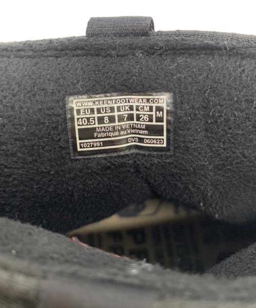 KEEN（キーン）KEEN (キーン) ウィンターブーツ ブラック サイズ:26の古着・服飾アイテム