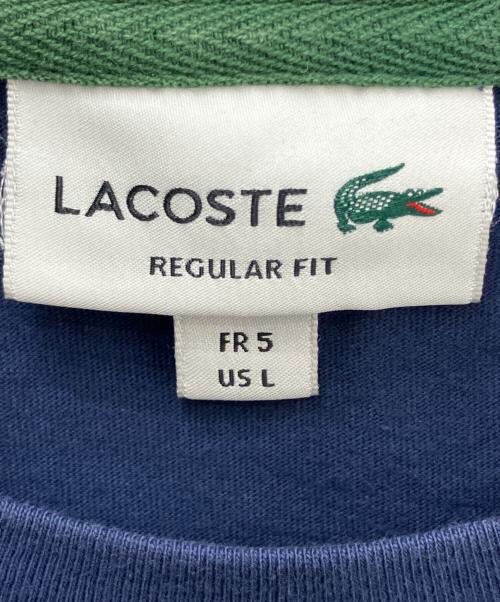 LACOSTE（ラコステ）LACOSTE (ラコステ) 半袖カットソー ネイビー サイズ:Lの古着・服飾アイテム