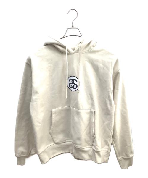 stussy（ステューシー）stussy (ステューシー) フードパーカー アイボリー サイズ:Lの古着・服飾アイテム