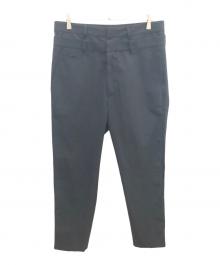 DIESEL（ディーゼル）の古着「サイドラインパンツ」｜ブラック