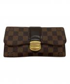 LOUIS VUITTONルイ ヴィトン）の古着「長財布//ダミエポルトフォイユ・システィナ」｜ブラウン